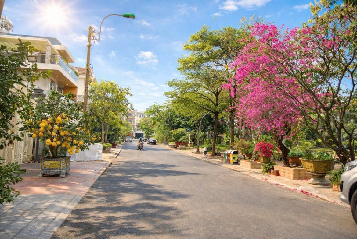 Bán biệt thự khu Ao Sen Tên Lửa đối diện công viên 10×20 3 tầng có hầm, thang máy