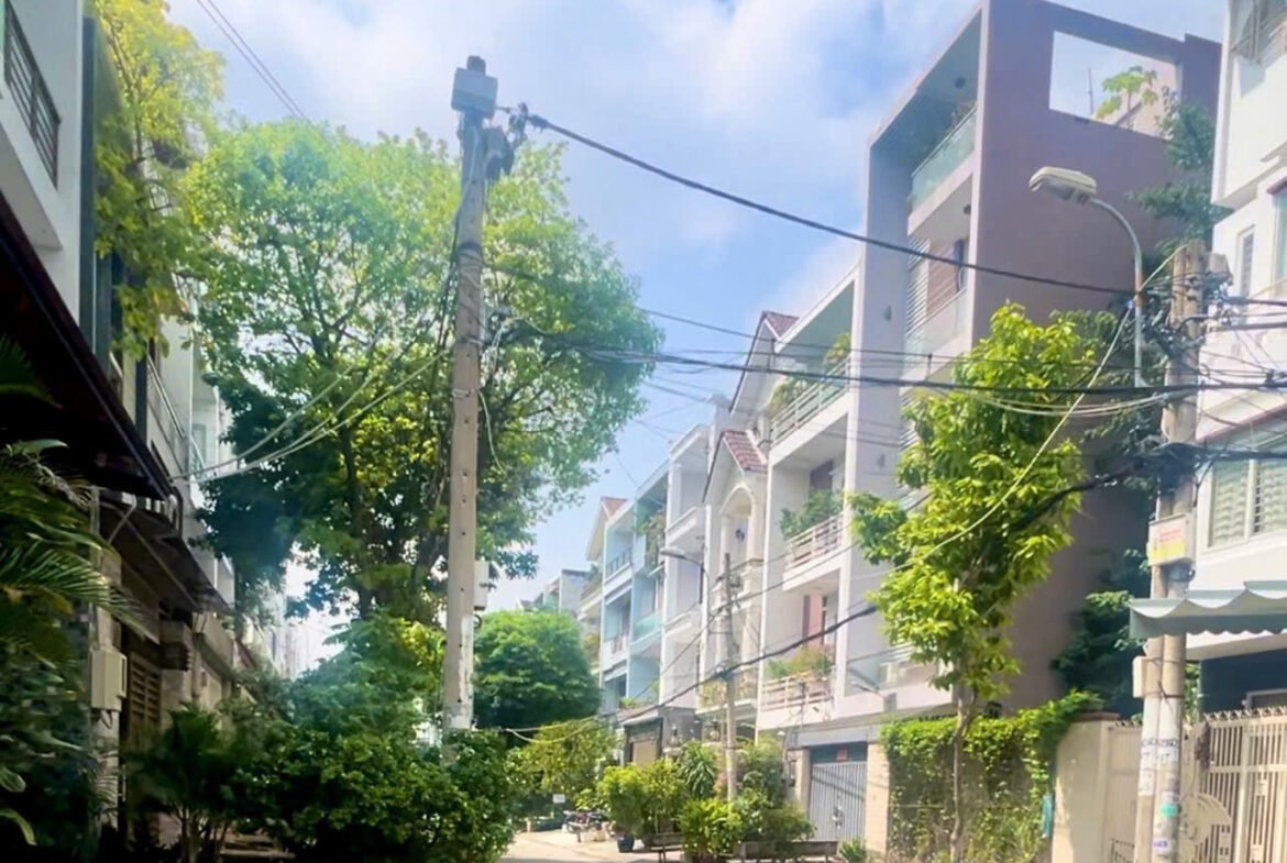 Bán nhà góc 2 mặt tiền Khu Tên Lửa 5×18 3 lầu có thang máy